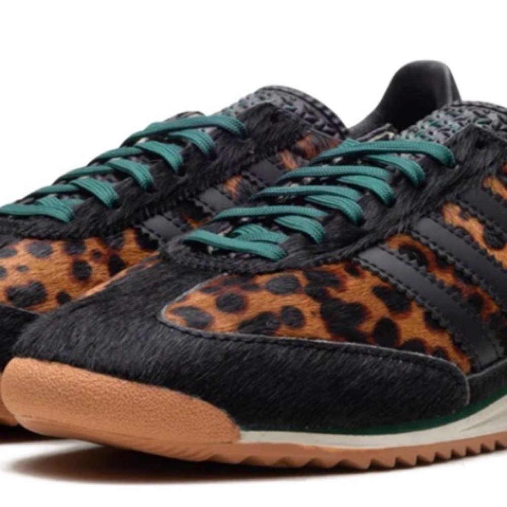 Adidas SL 72 leopard Print Collegiate green. Sneakers, size 8.5 women’s - Picture 9 of 9